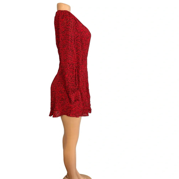 Alice and Olivia Polly Leopard Print Fit-and-Flare Dress - Picture 7 of 10